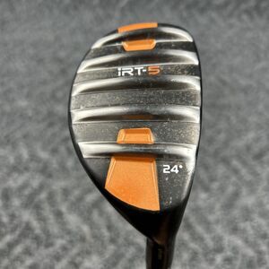 IRT-5 Hybrid Rescue 24° Senior Plus Flex Graphite Shaft 75g RH 39”
